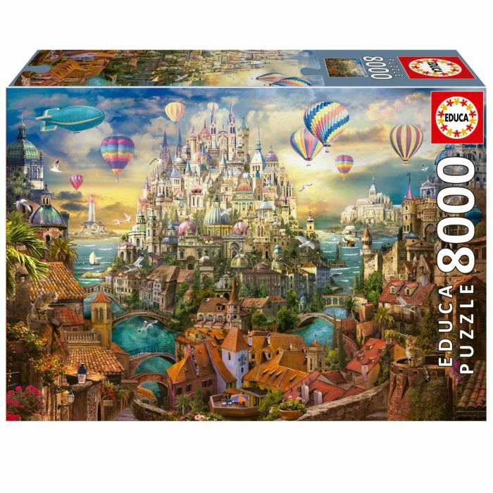 2000+ Pieces | Dream Town 8000-Piece Puzzle 2000+ Pieces 2000+ Pieces