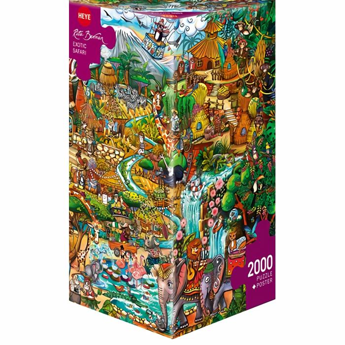 2000+ Pieces | Exotic Safari 2000-Piece Puzzle 2000+ Pieces 2000+ Pieces