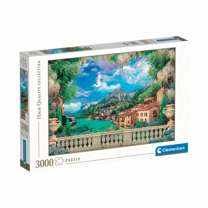 2000+ Pieces | Lush Terrace On Lake 3000-Piece Puzzle 2000+ Pieces 2000+ Pieces