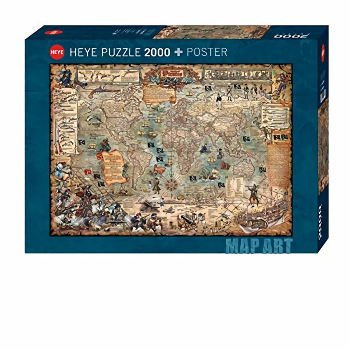 2000+ Pieces | Pirate World 2000-Piece Puzzle 2000+ Pieces 2000+ Pieces