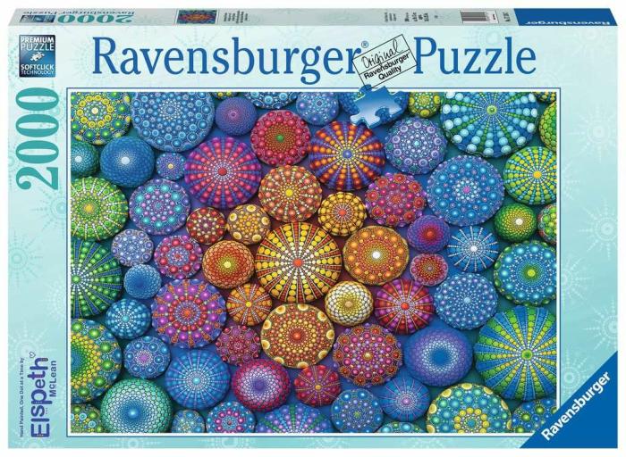 2000+ Pieces | Radiating Rainbow Mandalas 2000-Piece Puzzle 2000+ Pieces 2000+ Pieces