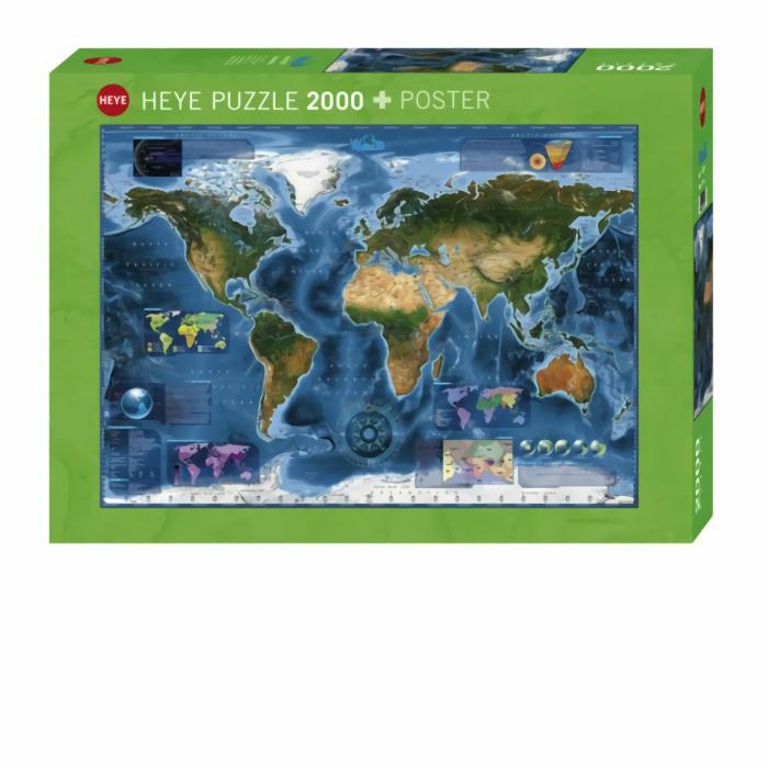 2000+ Pieces | Satellite Map 2000-Piece Puzzle 2000+ Pieces 2000+ Pieces