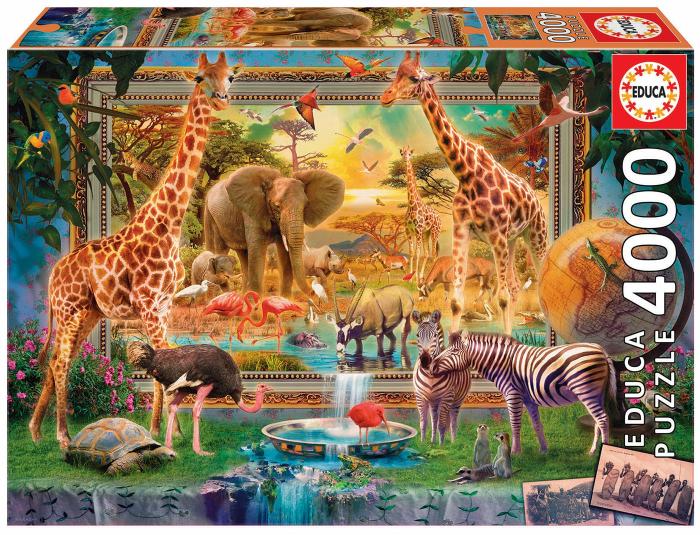 2000+ Pieces | Savana Coming To Life 4000-Piece Puzzle 2000+ Pieces 2000+ Pieces