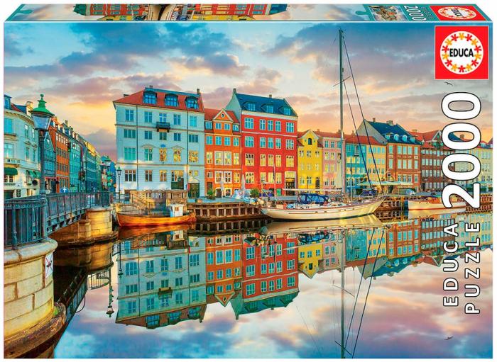 2000+ Pieces | Sunset At Copenhagen Harbour 2000-Piece Puzzle 2000+ Pieces 2000+ Pieces