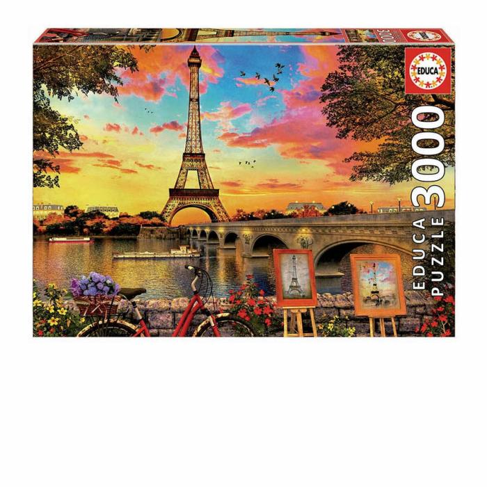 2000+ Pieces | Sunset In Paris 3000-Piece Puzzle 2000+ Pieces 2000+ Pieces