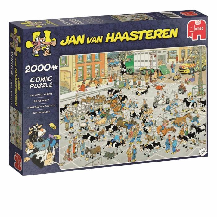 2000+ Pieces | The Cattle Market 2000-Piece Puzzle 2000+ Pieces 2000+ Pieces