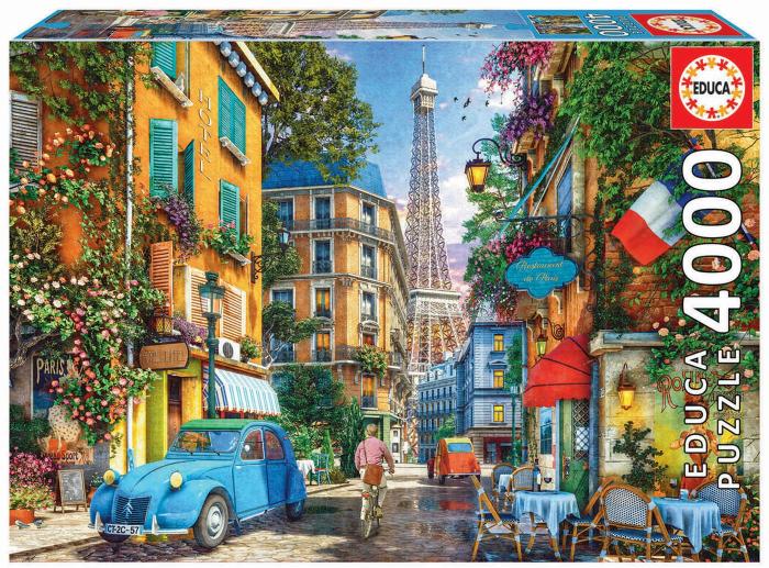 2000+ Pieces | The Old Street Of Paris 4000-Piece Puzzle 2000+ Pieces 2000+ Pieces