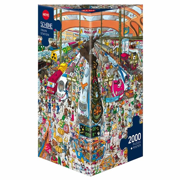 2000+ Pieces | Train Station 2000-Piece Puzzle 2000+ Pieces 2000+ Pieces