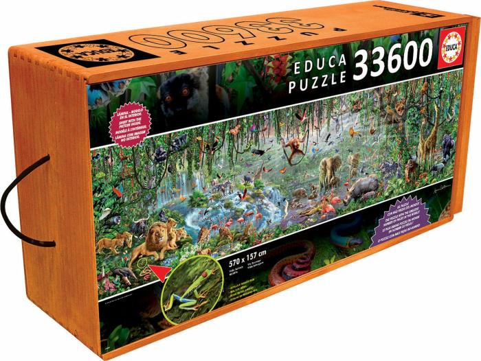 2000+ Pieces | Wildlife 33,600-Piece Puzzle 2000+ Pieces 2000+ Pieces