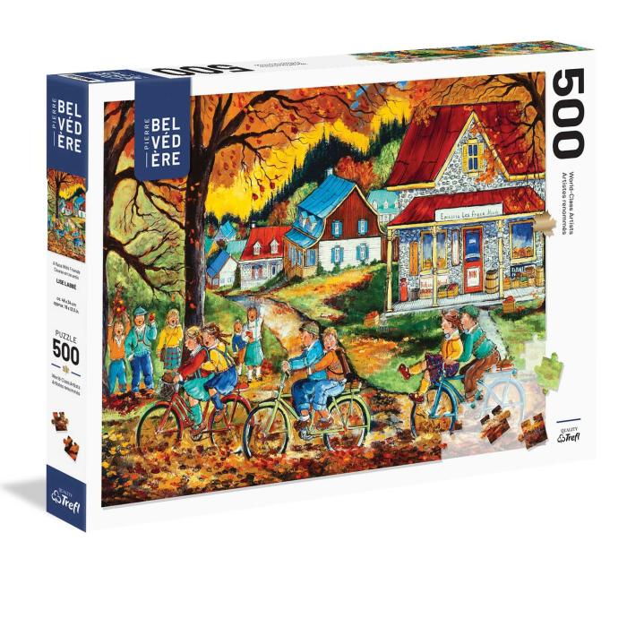 500-600 Pieces | A Race With Friends 500-Piece Puzzle 500-600 Pieces 500-600 Pieces