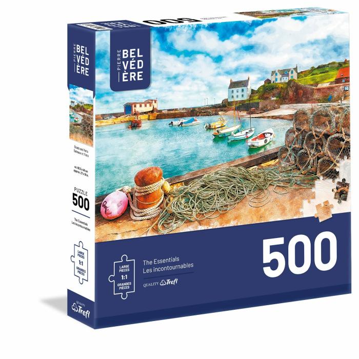 500-600 Pieces | Boats And Nets 500-Piece Puzzle 500-600 Pieces 500-600 Pieces