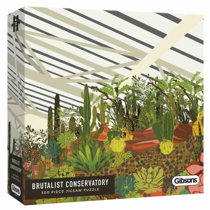 500-600 Pieces | Brutalist Conservatory 500-Piece Puzzle 500-600 Pieces 500-600 Pieces