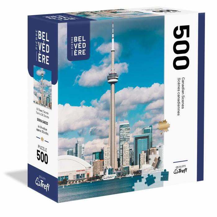 500-600 Pieces | Cn Tower, Toronto 500-Piece Puzzle 500-600 Pieces 500-600 Pieces