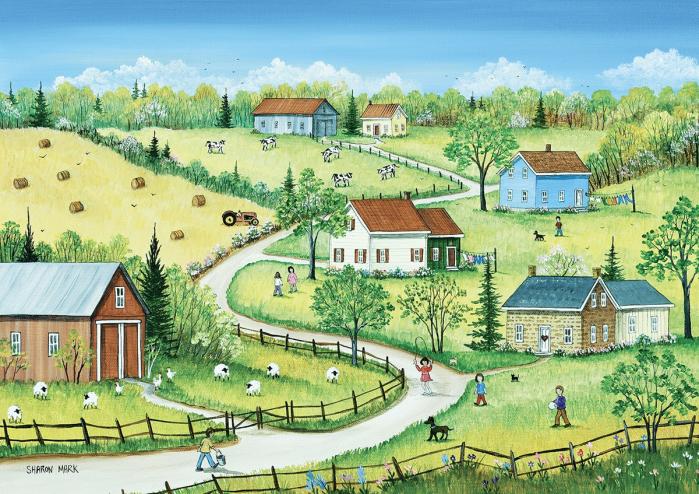 500-600 Pieces | Country Summer 500-Piece Puzzle 500-600 Pieces 500-600 Pieces