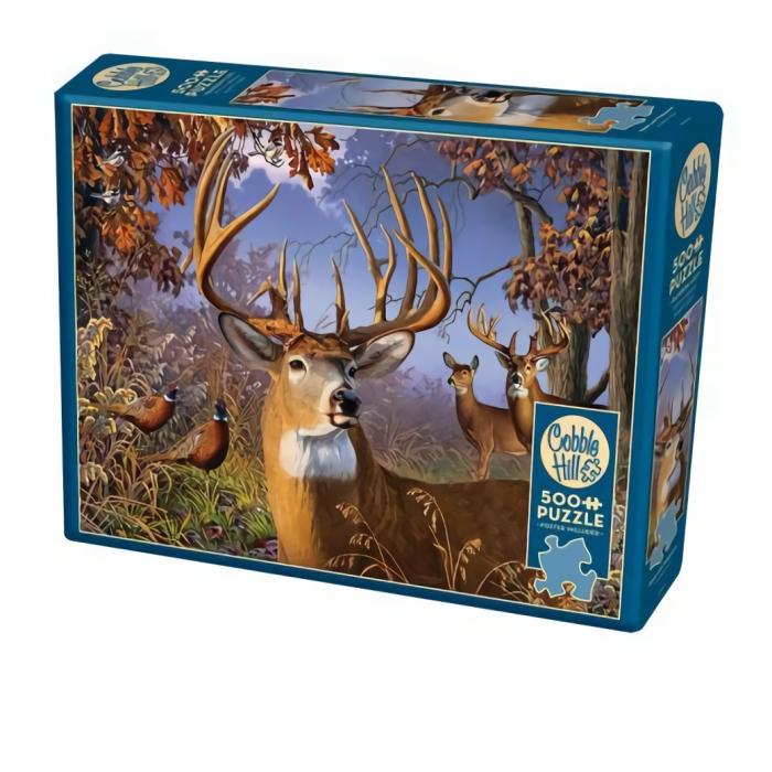 500-600 Pieces | Deer And Pheasants 500-Piece Puzzle Old Box 500-600 Pieces 500-600 Pieces