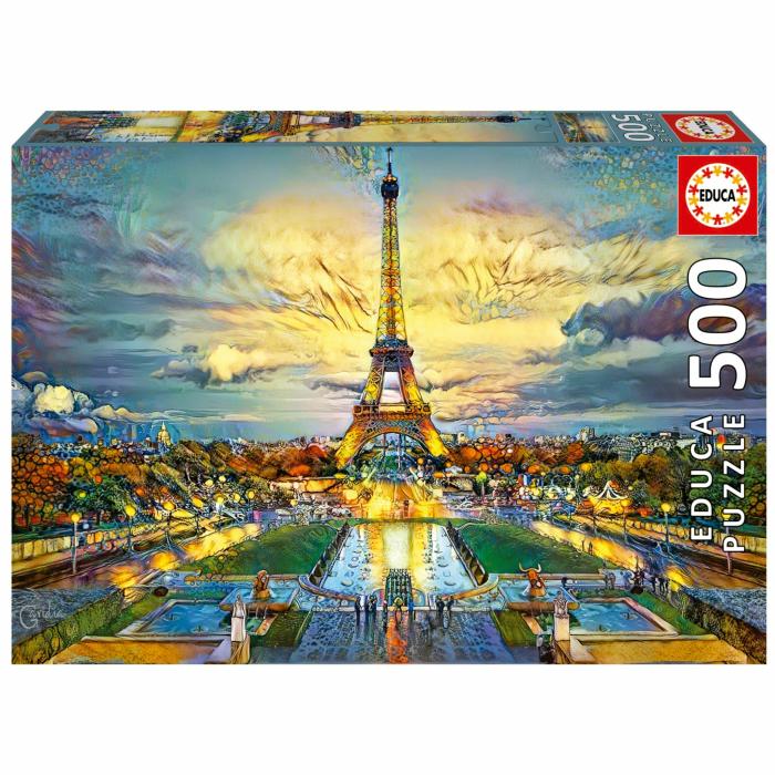 500-600 Pieces | Eiffel Tower 500-Piece Puzzle 500-600 Pieces 500-600 Pieces