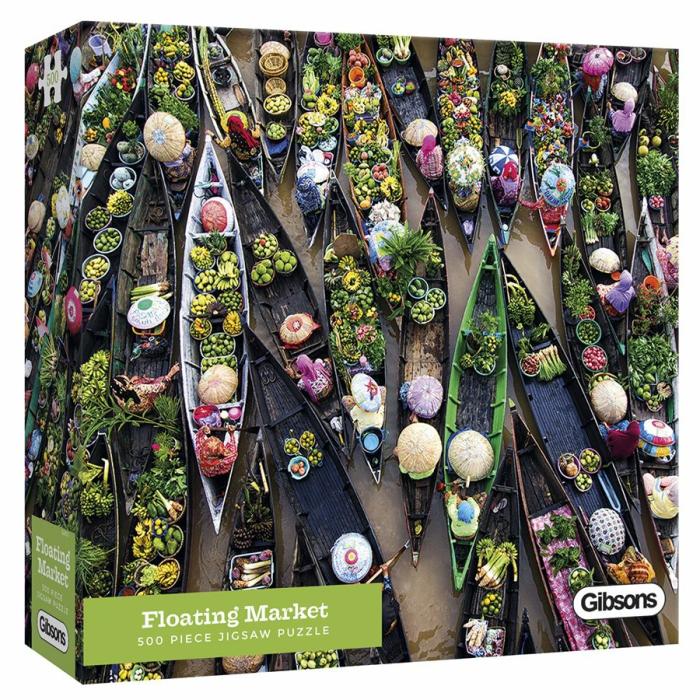 500-600 Pieces | Floating Market 500-Piece Puzzle 500-600 Pieces 500-600 Pieces