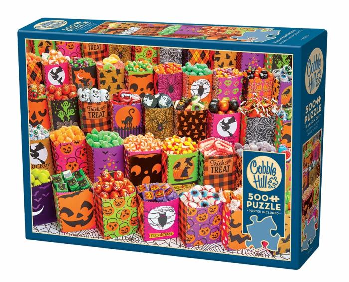 500-600 Pieces | Halloween Treats 500-Piece Puzzle 500-600 Pieces 500-600 Pieces