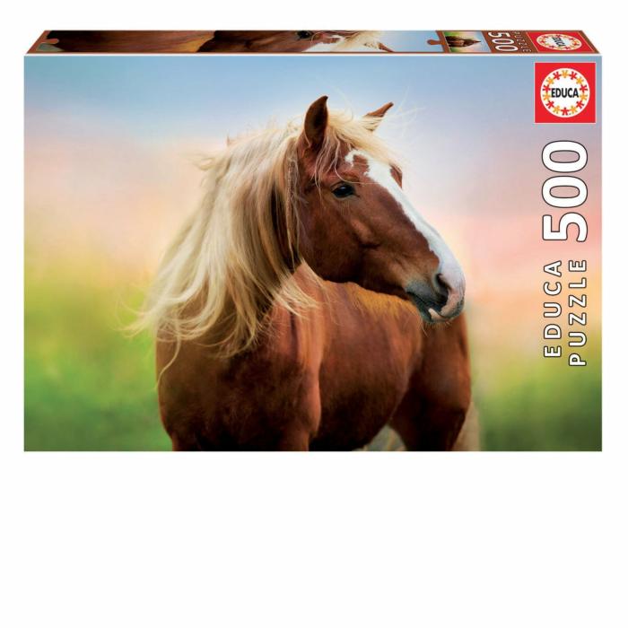 500-600 Pieces | Horse At Sunrise 500-Piece Puzzle 500-600 Pieces 500-600 Pieces