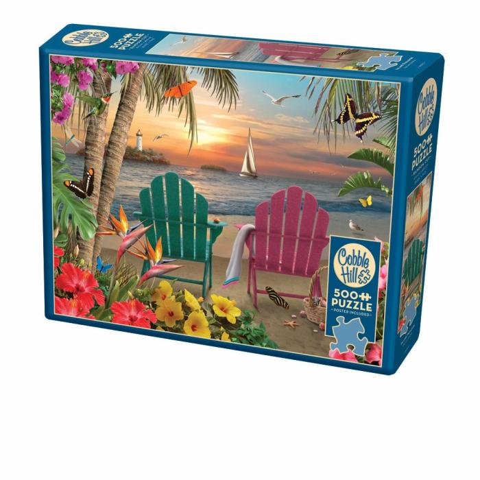 500-600 Pieces | Island Paradise 500-Piece Puzzle 500-600 Pieces 500-600 Pieces