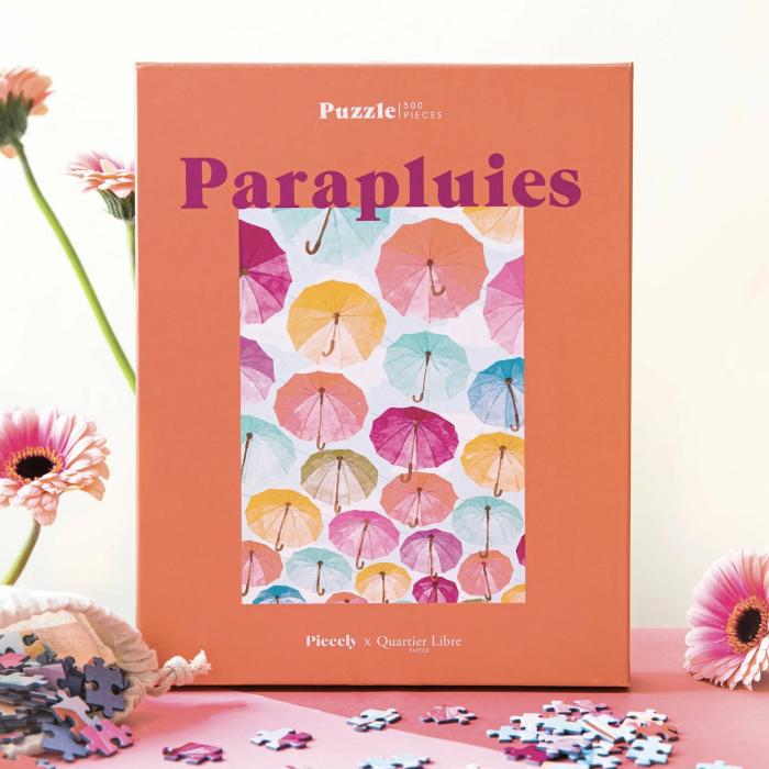 500-600 Pieces | Parapluies 500-Piece Puzzle 500-600 Pieces 500-600 Pieces