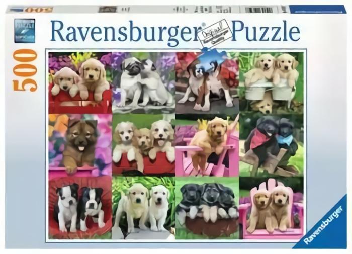 500-600 Pieces | Puppy Pals 500-Piece Puzzle Old 500-600 Pieces 500-600 Pieces