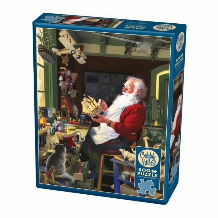 500-600 Pieces | Santa’s Workbench 500-Piece Puzzle Old Box 500-600 Pieces 500-600 Pieces