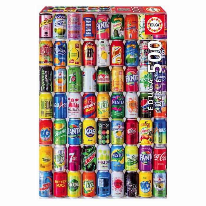 500-600 Pieces | Soft Cans 500-Piece Puzzle 500-600 Pieces 500-600 Pieces