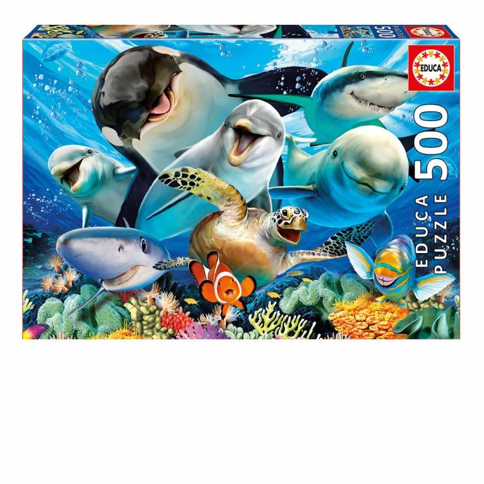 500-600 Pieces | Underwater Selfie 500-Piece Puzzle 500-600 Pieces 500-600 Pieces