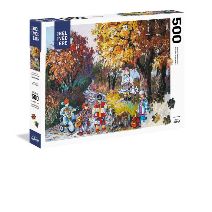 500-600 Pieces | Walking The Dog 500-Piece Puzzle 500-600 Pieces 500-600 Pieces