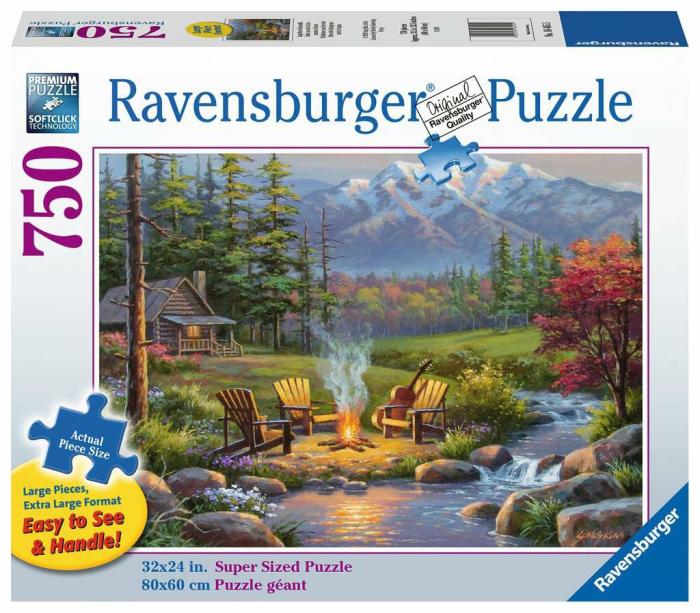 700-750 Pieces | Riverside Livingroom 750-Piece Puzzle 700-750 Pieces 700-750 Pieces