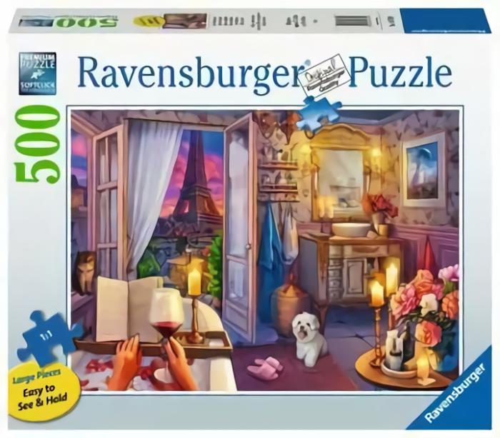 Larges Pieces | Cozy Bathroom 500-Piece Puzzle Larges Pieces Larges Pieces