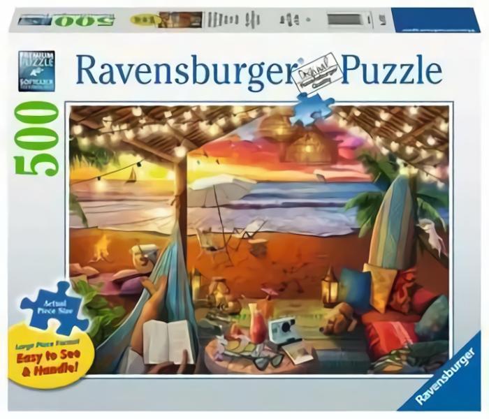 Larges Pieces | Cozy Cabana 500-Piece Puzzle Larges Pieces Larges Pieces