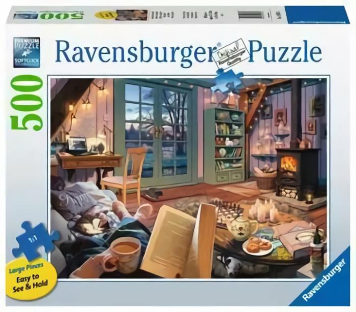 Larges Pieces | Cozy Retreat 500-Piece Puzzle Larges Pieces Larges Pieces