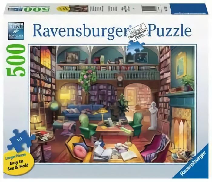 Larges Pieces | Dream Library 500-Piece Puzzle Larges Pieces Larges Pieces