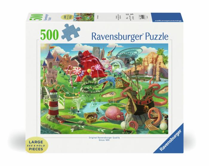 Larges Pieces | Putt Putt Paradise 500-Piece Puzzle Larges Pieces Larges Pieces