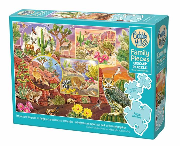 200-450 Pieces | Desert Magic 350-Piece Family Puzzle 200-450 Pieces 200-450 Pieces