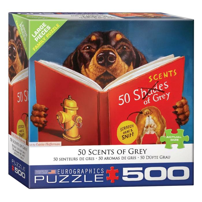 500-600 Pieces | 50 Scents Of Grey 500-Piece Puzzle 500-600 Pieces 500-600 Pieces