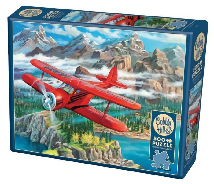 500-600 Pieces | Beechcraft Staggerwing 500-Piece Puzzle 500-600 Pieces 500-600 Pieces