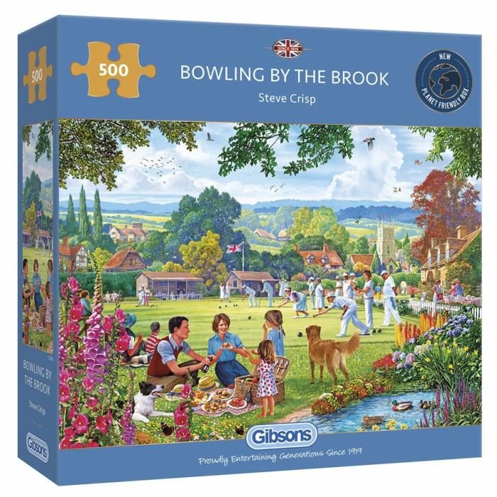 500-600 Pieces | Bowling By The Brook 500-Piece Puzzle 500-600 Pieces 500-600 Pieces