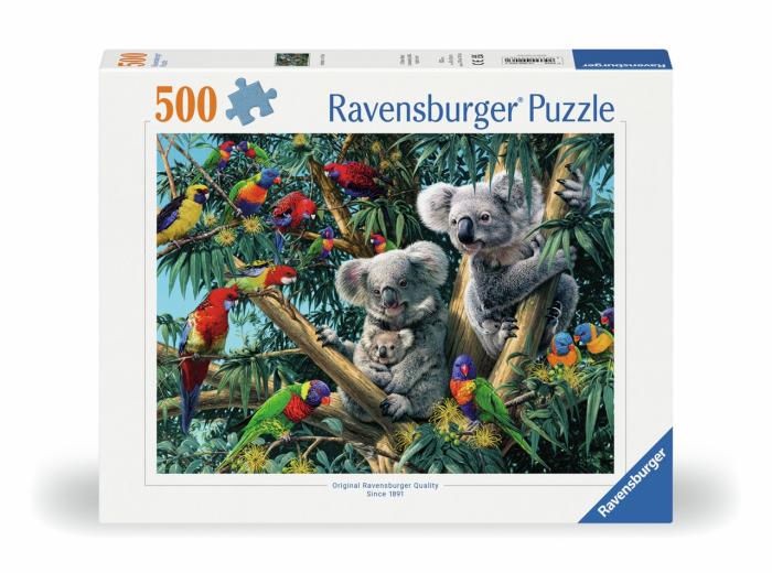 500-600 Pieces | Koalas In A Tree 500-Piece Puzzle 500-600 Pieces 500-600 Pieces