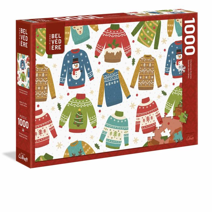 1000 Pieces | Christmas Sweaters 1000-Piece Puzzle 1000 Pieces 1000 Pieces