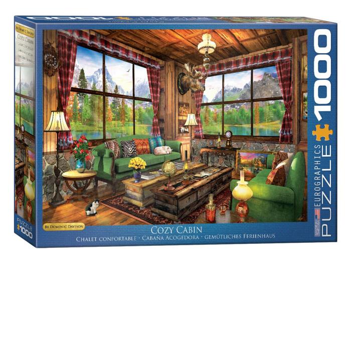 1000 Pieces | Cozy Cabin 1000-Piece Puzzle 1000 Pieces 1000 Pieces