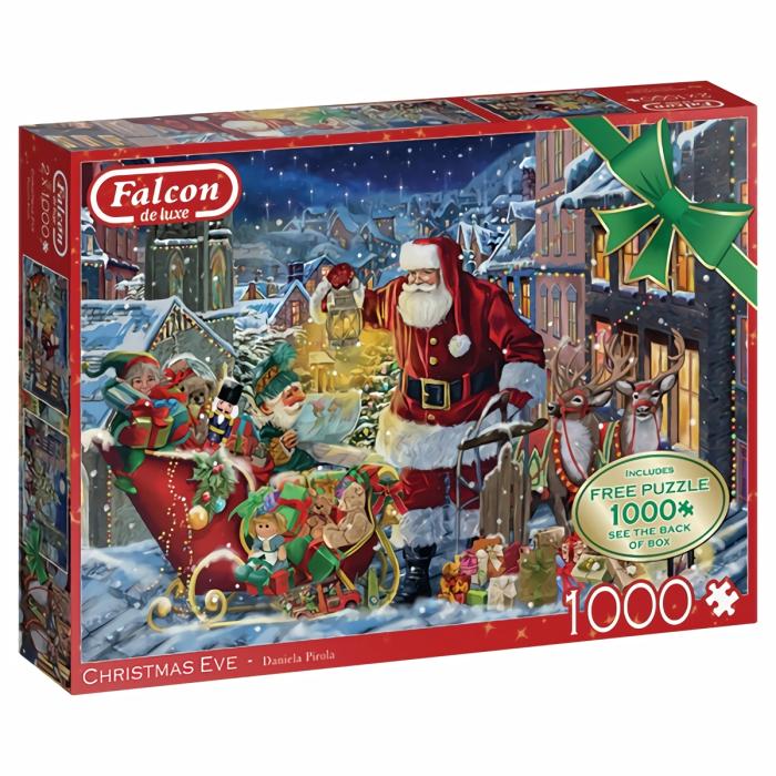 1000 Pieces | Christmas Eve 2X1000-Piece Puzzle 1000 Pieces 1000 Pieces