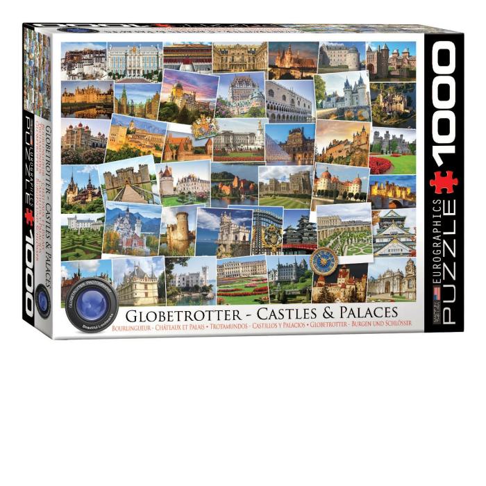 1000 Pieces | Globetrotter Castles & Palaces 1000-Piece Puzzle 1000 Pieces 1000 Pieces