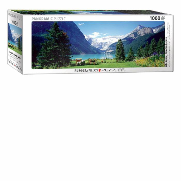 1000 Pieces | Lake Louise Canadian Rockies 1000-Piece Puzzle 1000 Pieces 1000 Pieces