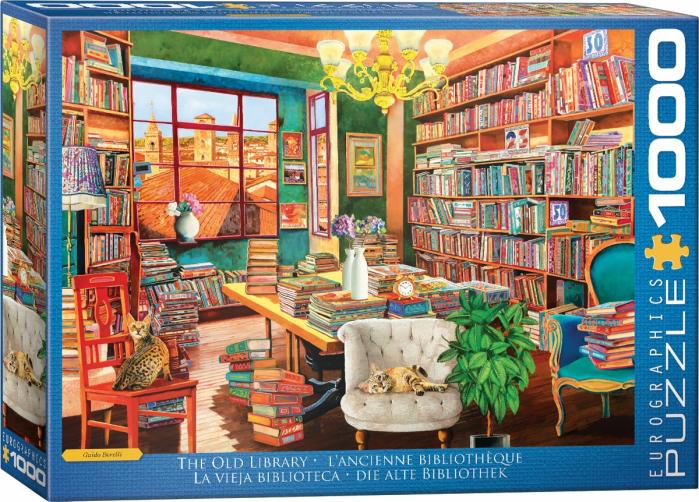 1000 Pieces | The Old Library 1000-Piece Puzzle 1000 Pieces 1000 Pieces