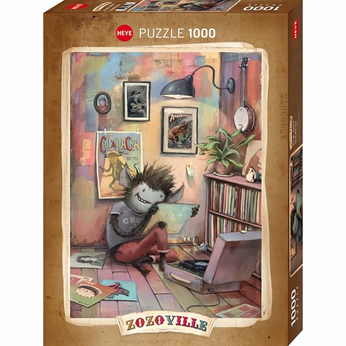 1000 Pieces | Vinyl Monster – Zozoville 1000-Piece Puzzle 1000 Pieces 1000 Pieces