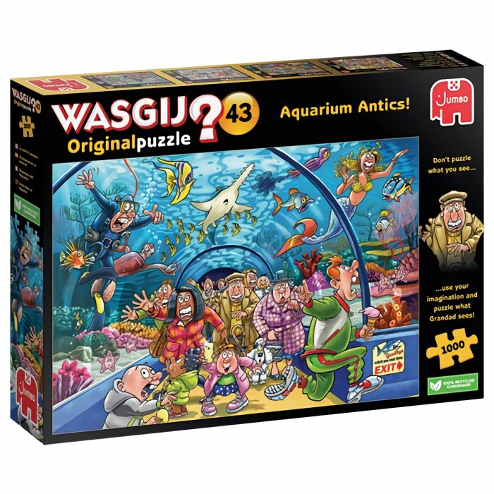 1000 Pieces | Wasgij – Aquarium Antics! 1000-Piece Puzzle 1000 Pieces 1000 Pieces