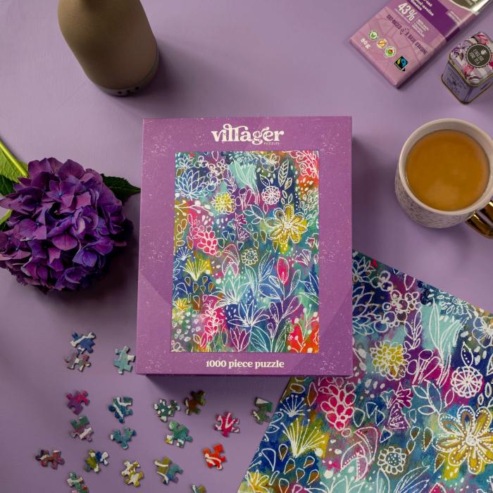 1000 Pieces | Vibrant Floral 1000-Piece Puzzle 1000 Pieces 1000 Pieces